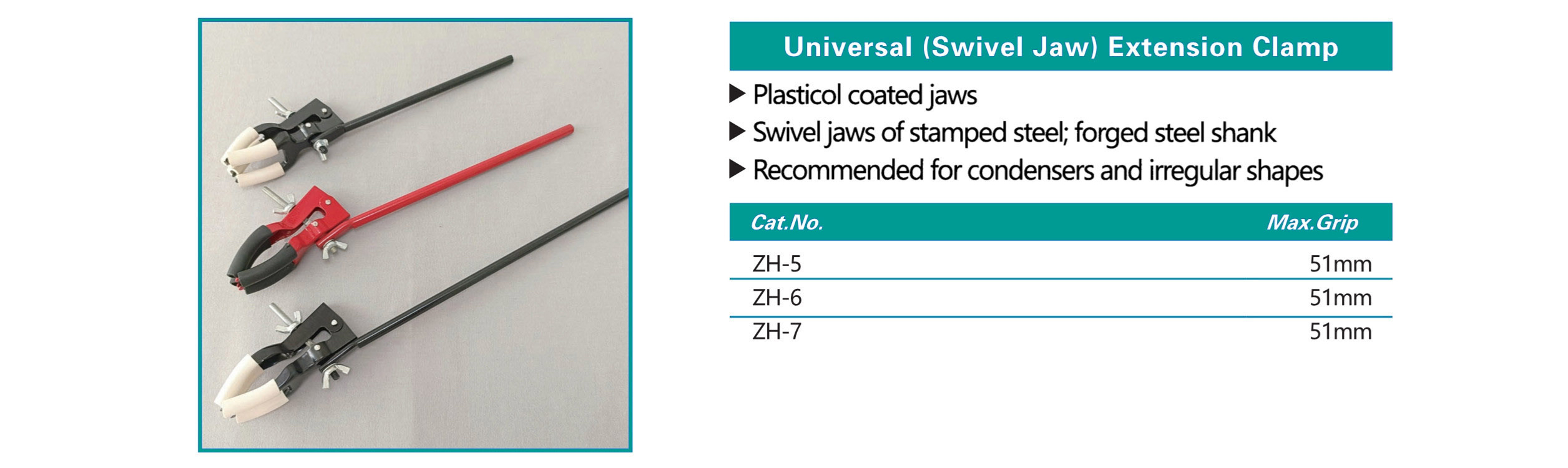 Accesorios de laboratorio CLAMP ZH-5 ZH-6 ZH-7