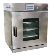 Horno de secado al vacío de precisión automática （Calefacción en estante para estantes en conflicto）
